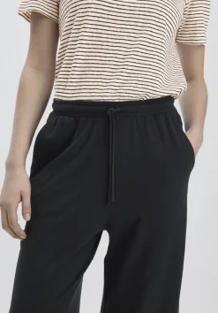 Jersey Hose Wide Leg Relaxed aus Leinen und Bio-Baumwolle von hessnatur