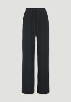 Jersey Hose Wide Leg Relaxed aus Leinen und Bio-Baumwolle von hessnatur