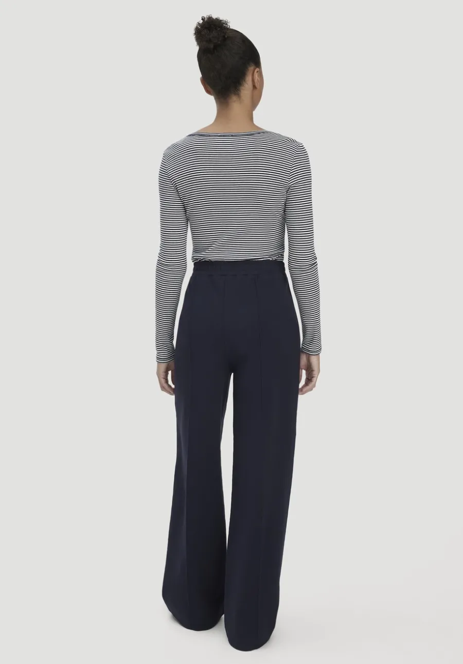 Jersey Hose Wide Leg Relaxed aus Bio-Baumwolle von hessnatur