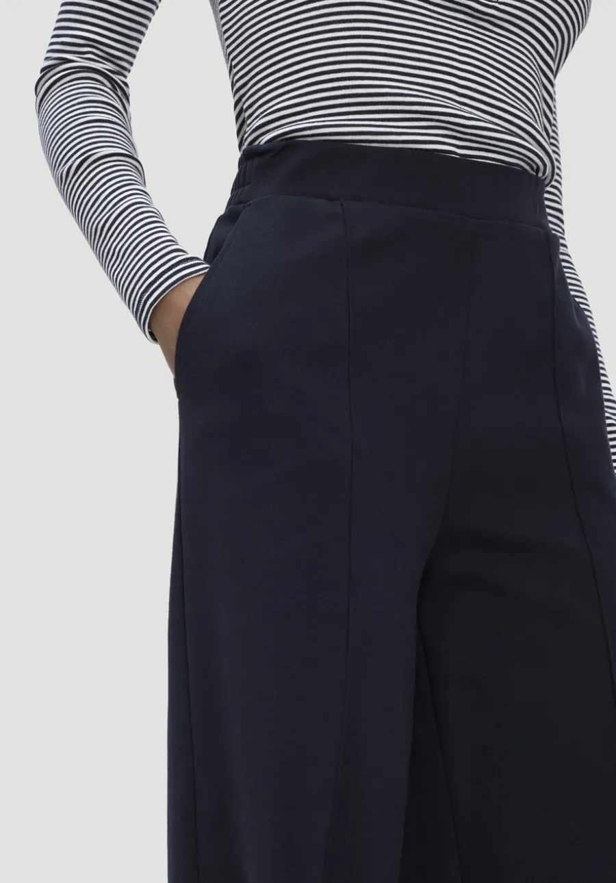 Jersey Hose Wide Leg Relaxed aus Bio-Baumwolle von hessnatur