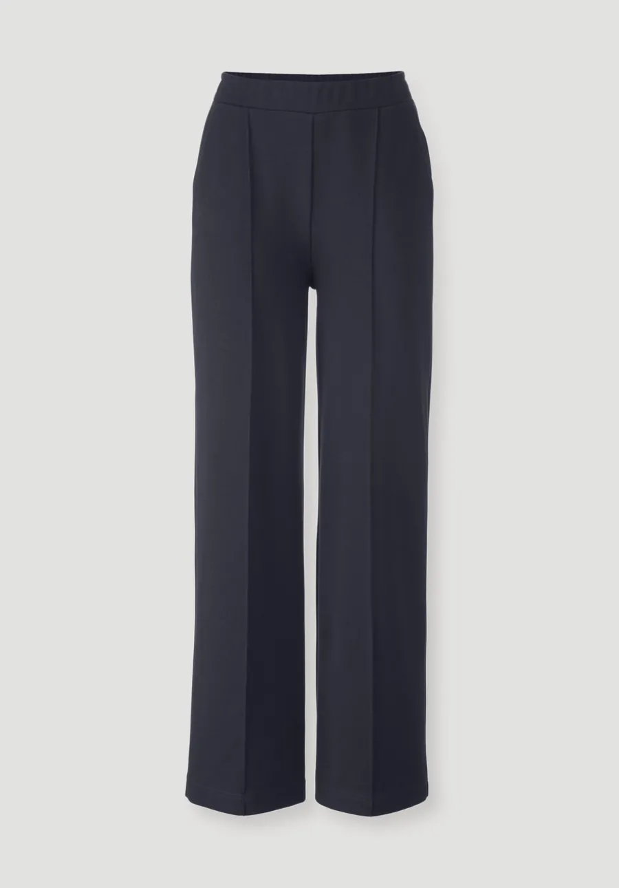 Jersey Hose Wide Leg Relaxed aus Bio-Baumwolle von hessnatur