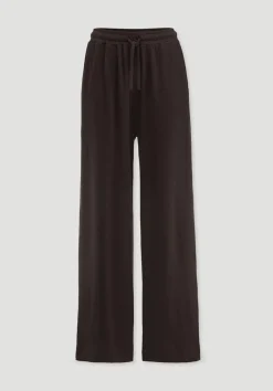 Jersey Hose Wide Leg Relaxed aus Leinen und Bio-Baumwolle von hessnatur