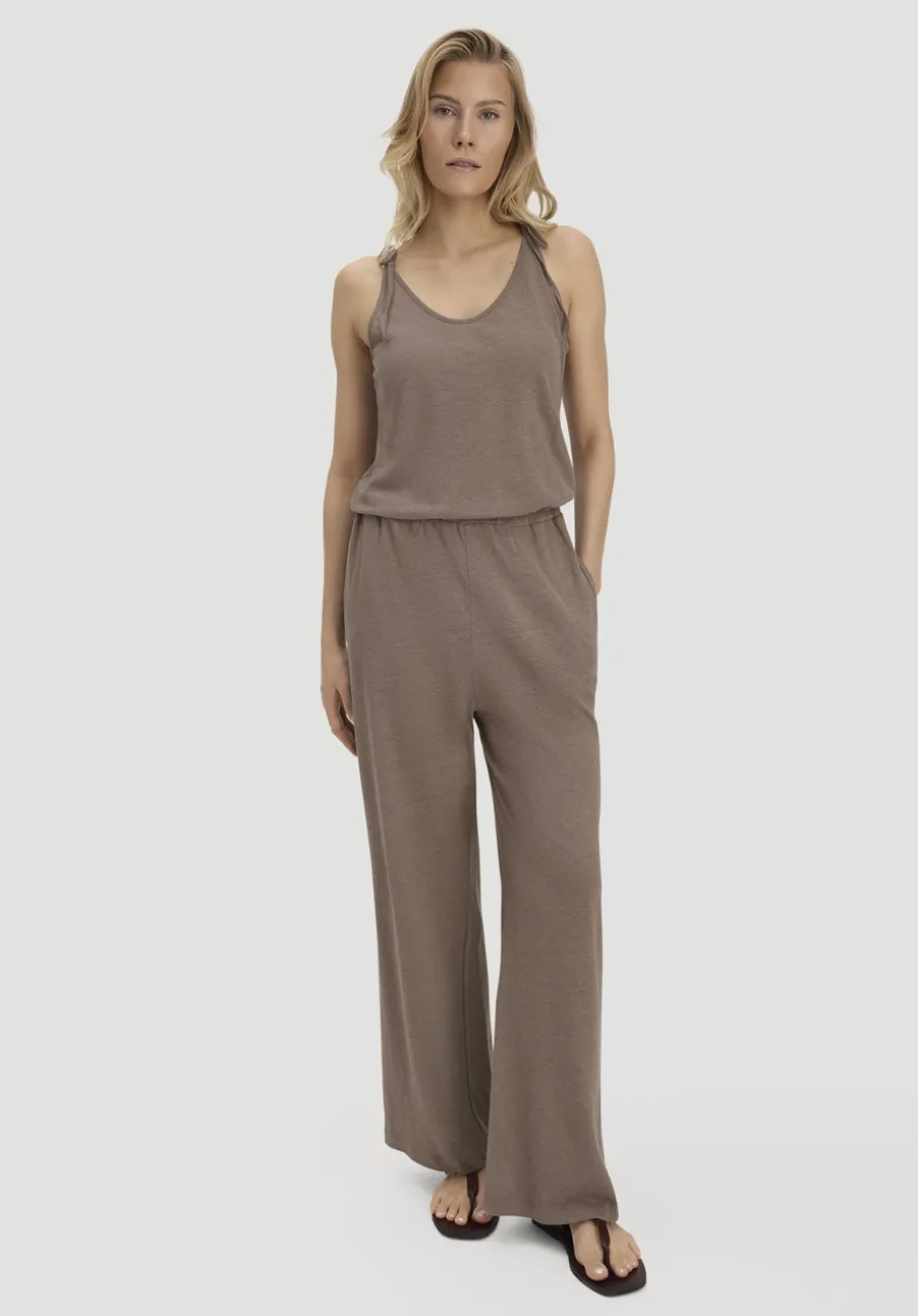 Jersey Jumpsuit Relaxed aus Leinen und Bio-Baumwolle von hessnatur