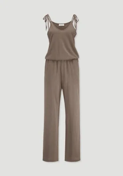 Jersey Jumpsuit Relaxed aus Leinen und Bio-Baumwolle von hessnatur