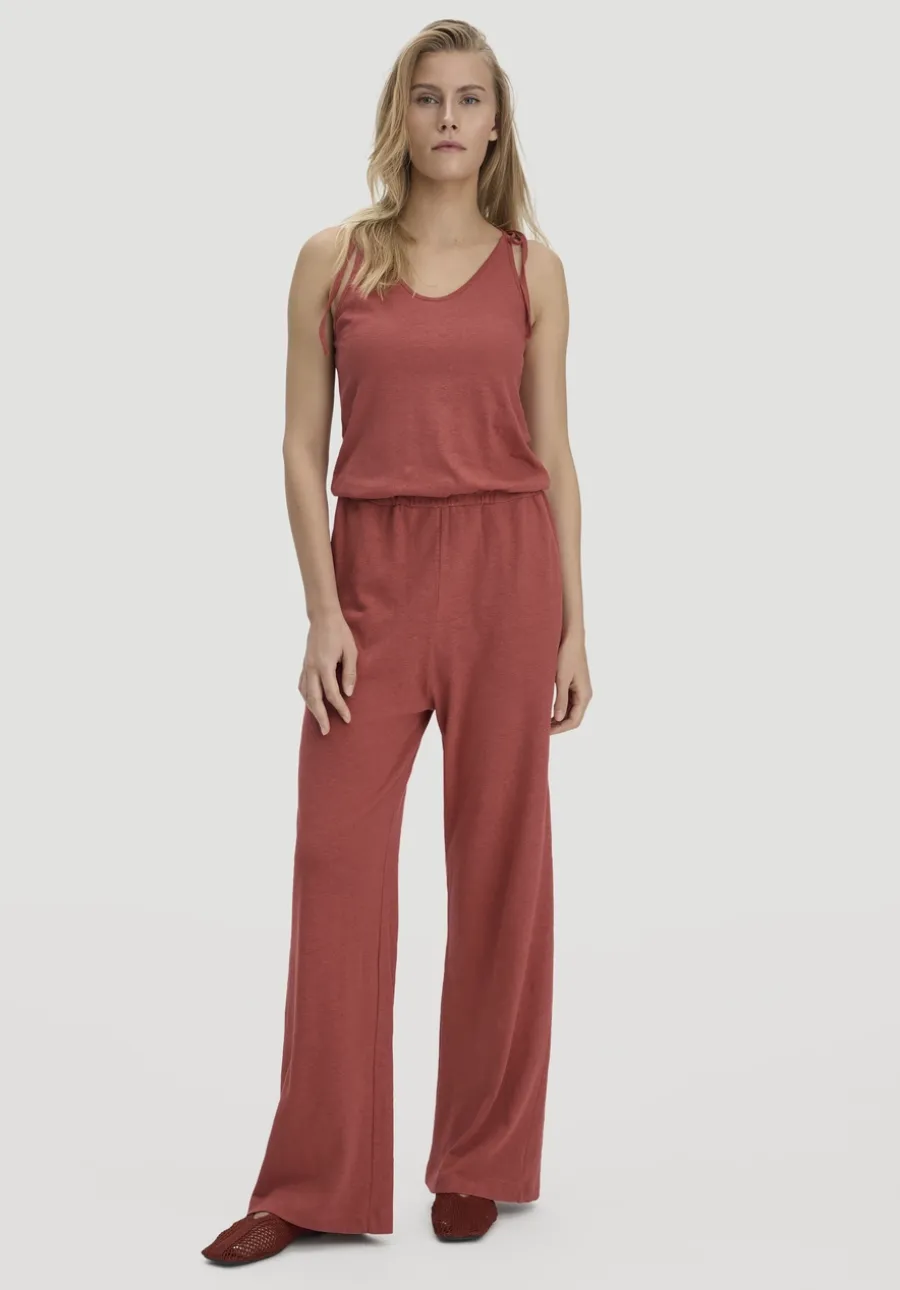Jersey Jumpsuit Relaxed aus Leinen und Bio-Baumwolle von hessnatur