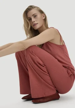 Jersey Jumpsuit Relaxed aus Leinen und Bio-Baumwolle von hessnatur