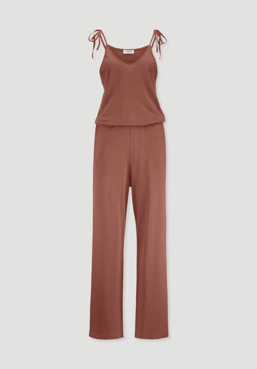 Jersey Jumpsuit Relaxed aus Leinen und Bio-Baumwolle von hessnatur