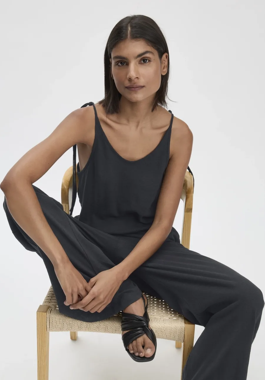 Jersey Jumpsuit Relaxed aus Leinen und Bio-Baumwolle von hessnatur