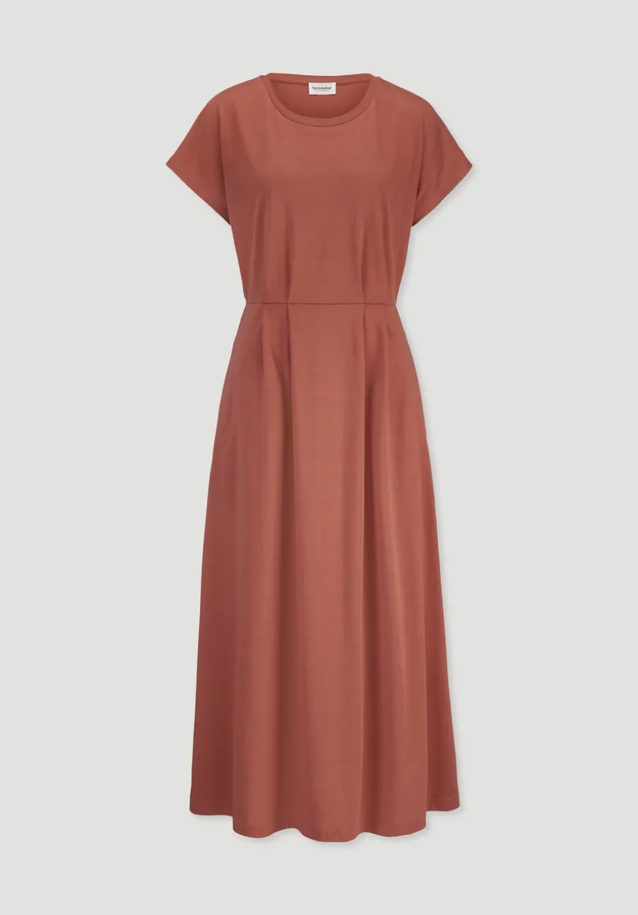 Jersey Kleid Knöchellang Relaxed aus reiner Bio-Baumwolle von hessnatur