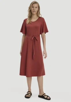 Jersey Kleid Kniebedeckend Slim aus TENCEL™ Lyocell von hessnatur