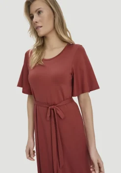 Jersey Kleid Kniebedeckend Slim aus TENCEL™ Lyocell von hessnatur