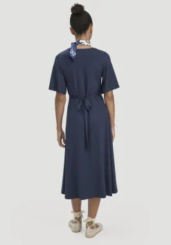 Jersey Kleid Kniebedeckend Slim aus TENCEL™ Lyocell von hessnatur
