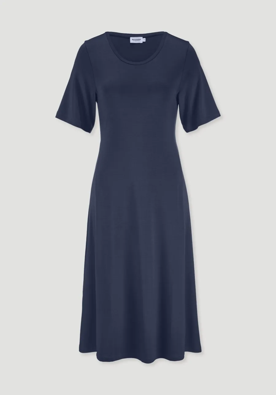 Jersey Kleid Kniebedeckend Slim aus TENCEL™ Lyocell von hessnatur