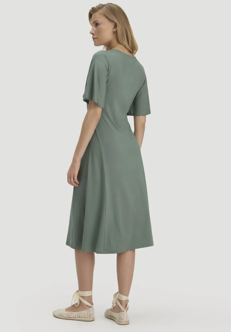Jersey Kleid Kniebedeckend Slim aus TENCEL™ Lyocell von hessnatur