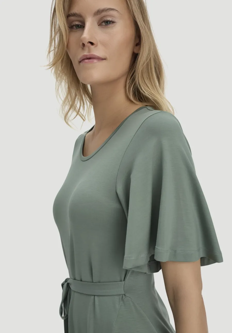 Jersey Kleid Kniebedeckend Slim aus TENCEL™ Lyocell von hessnatur