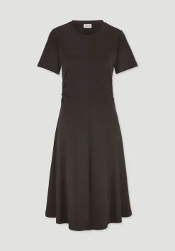 Jersey Kleid Kniebedeckend Slim aus reiner Bio-Baumwolle von hessnatur