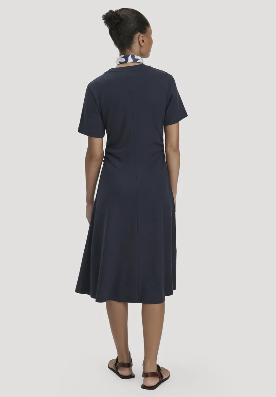 Jersey Kleid Kniebedeckend Slim aus reiner Bio-Baumwolle von hessnatur