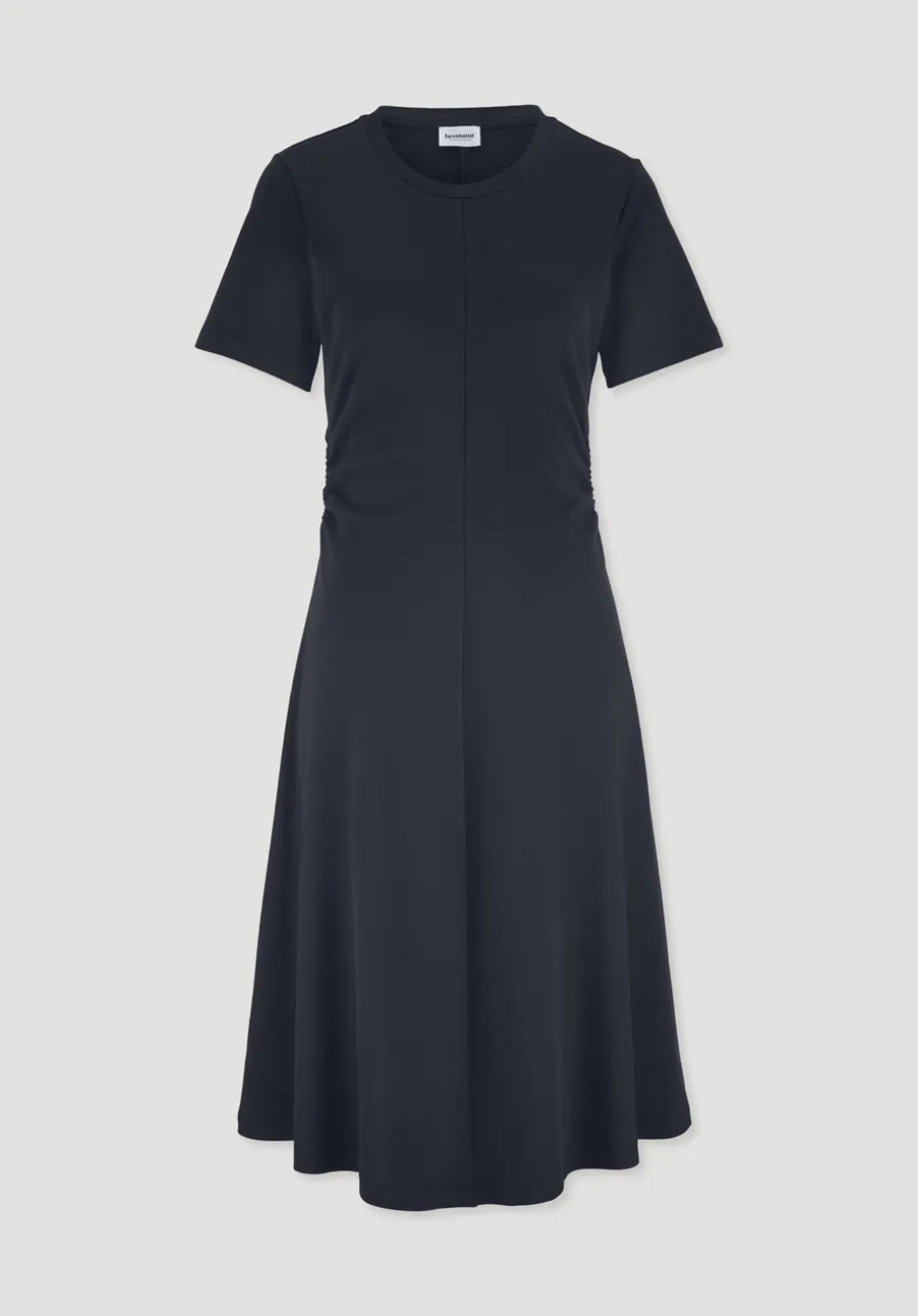 Jersey Kleid Kniebedeckend Slim aus reiner Bio-Baumwolle von hessnatur