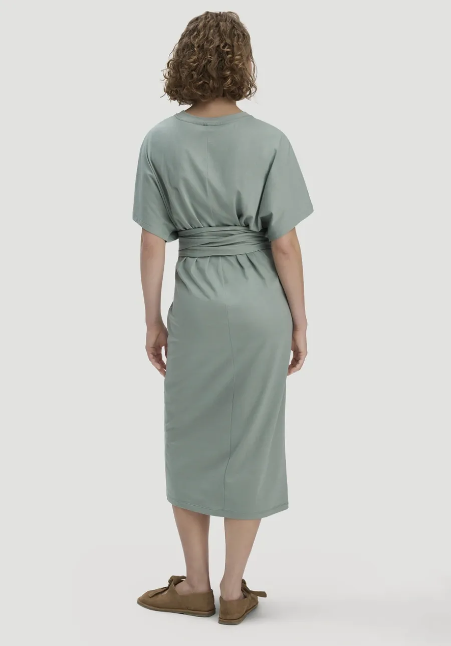Jersey Kleid Midi Oversize aus reiner Bio-Baumwolle von hessnatur