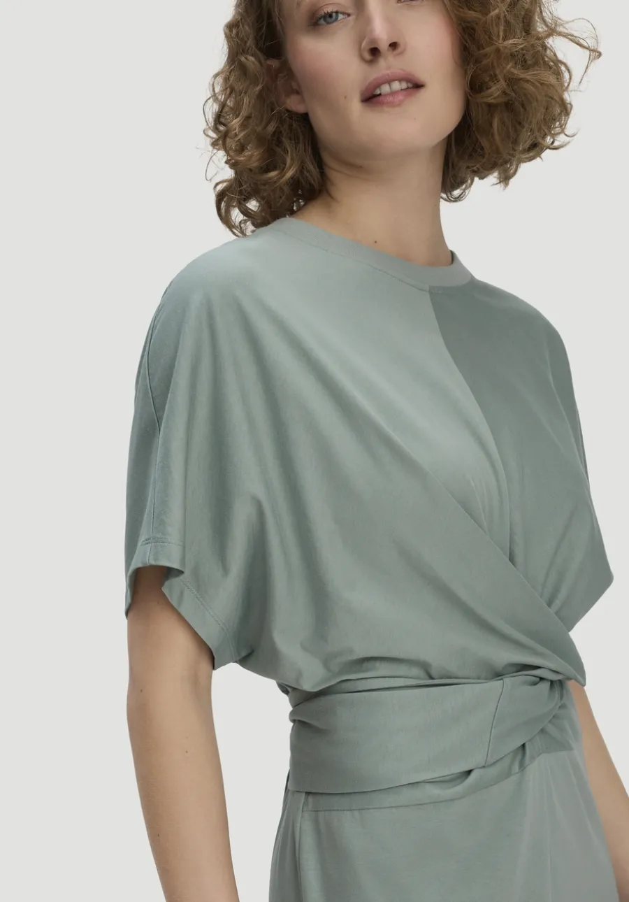 Jersey Kleid Midi Oversize aus reiner Bio-Baumwolle von hessnatur