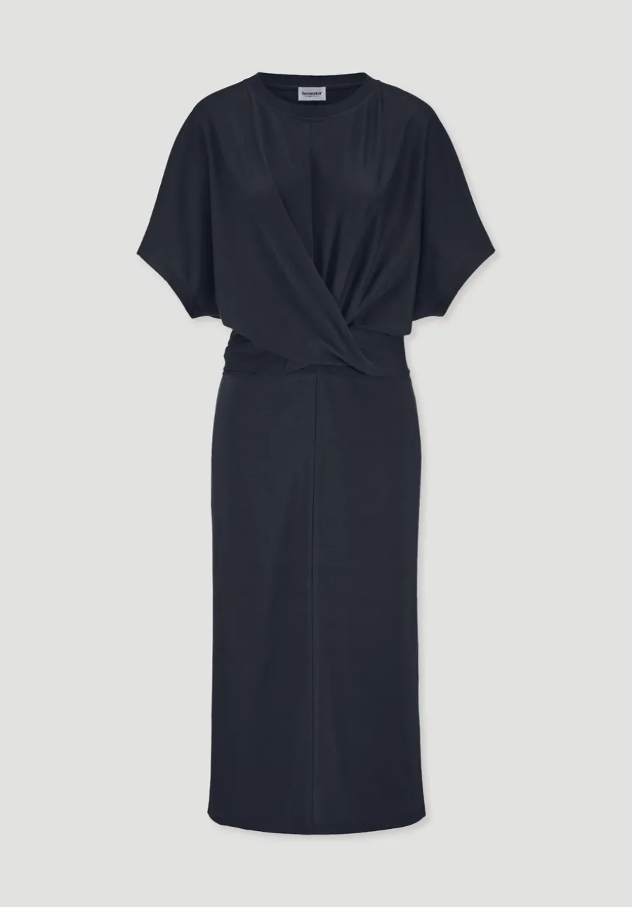 Jersey Kleid Midi Oversize aus reiner Bio-Baumwolle von hessnatur