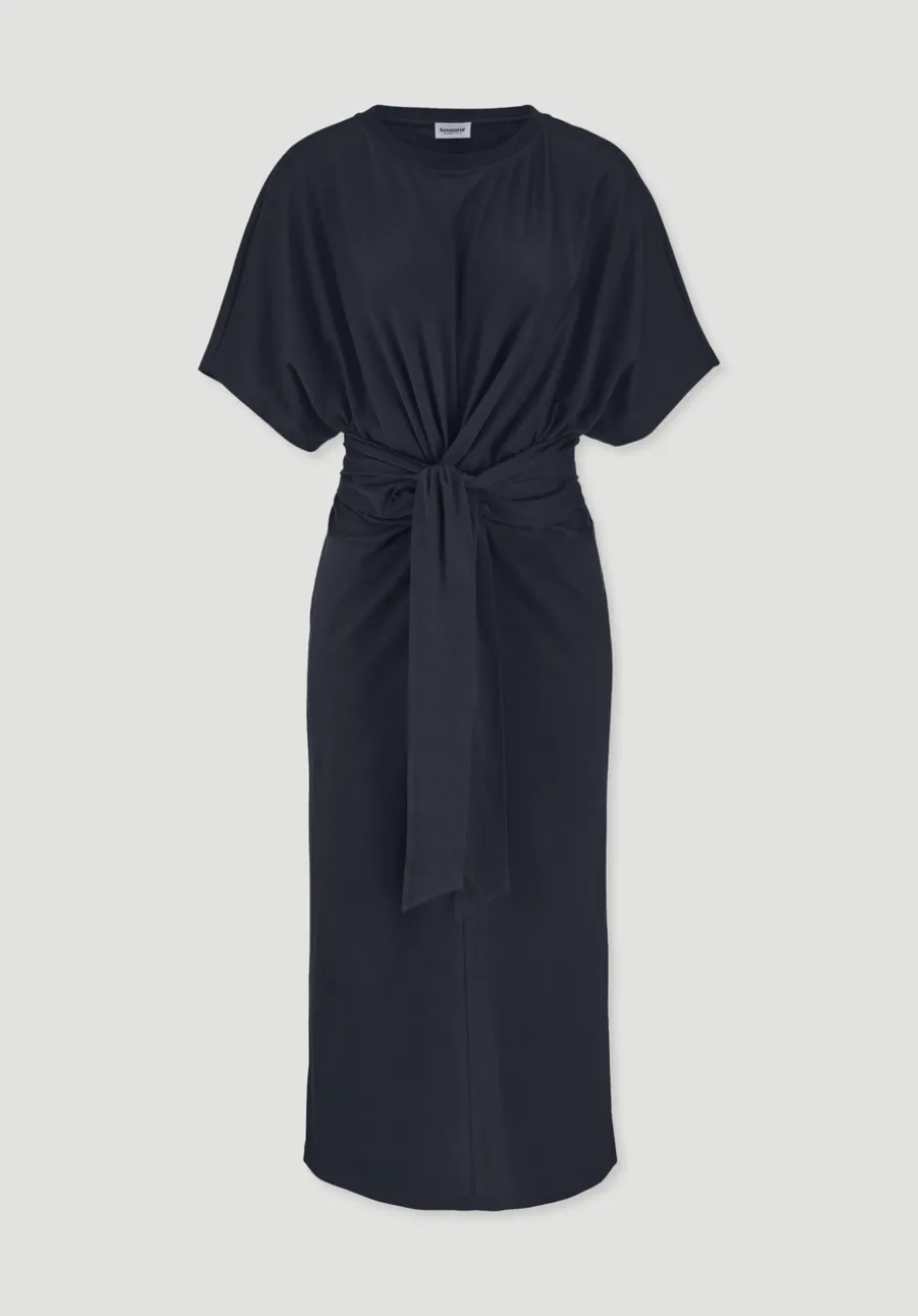 Jersey Kleid Midi Oversize aus reiner Bio-Baumwolle von hessnatur
