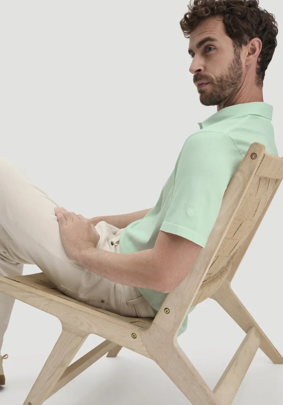 Jersey Polo Regular aus reiner Bio-Baumwolle von hessnatur