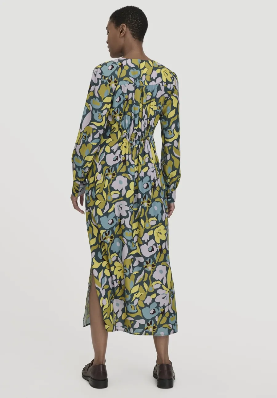 Kleid Knöchellang Regular aus LENZING™ ECOVERO™ Satin von hessnatur