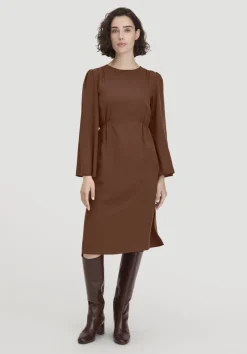 Kleid Kniebedeckend aus reinem TENCEL™ Lyocell von hessnatur