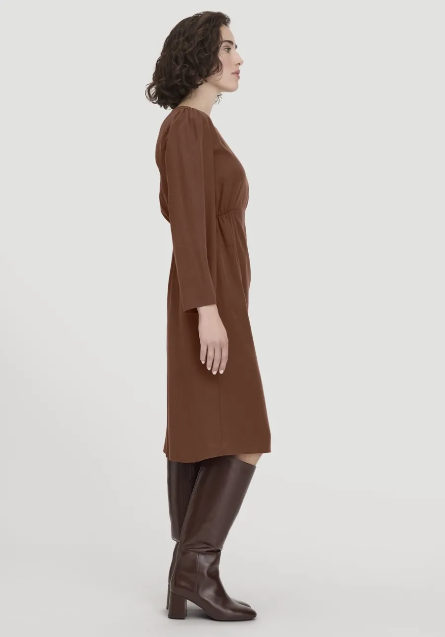 Kleid Kniebedeckend aus reinem TENCEL™ Lyocell von hessnatur