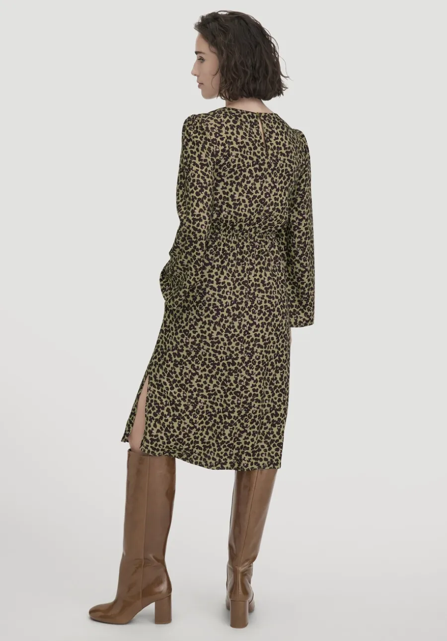 Kleid Kniebedeckend Regular aus LENZING™ ECOVERO™ Satin von hessnatur