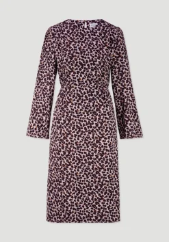 Kleid Kniebedeckend Regular aus LENZING™ ECOVERO™ Satin von hessnatur