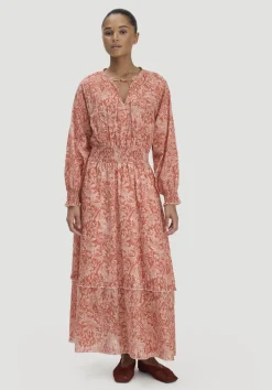 Kleid mit Taillierung Maxi aus reiner Bio-Baumwolle von hessnatur