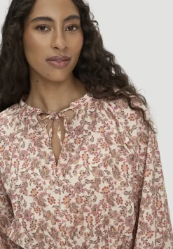 Kleid mit Taillierung Maxi aus reiner Bio-Baumwolle von hessnatur