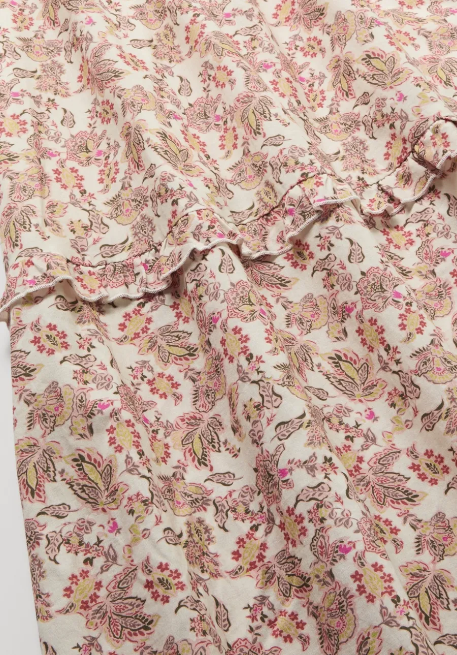 Kleid mit Taillierung Maxi aus reiner Bio-Baumwolle von hessnatur