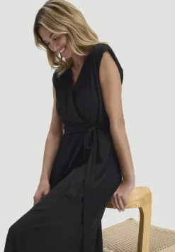 Kleid mit Wickeloptik Midi aus LENZING™ ECOVERO™ von hessnatur