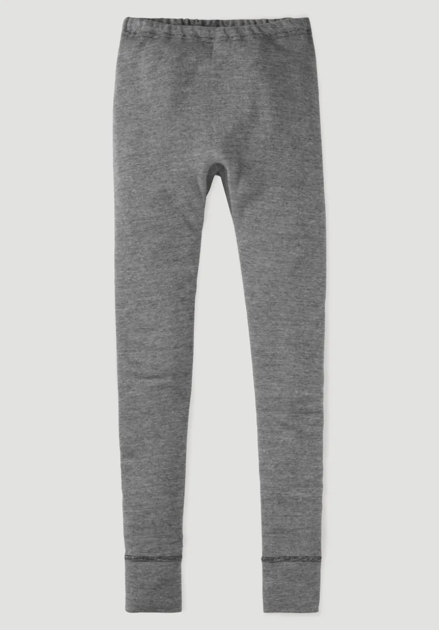 Lange Unterhose aus Bio-Baumwolle mit Bio-Schurwolle und Seide von hessnatur