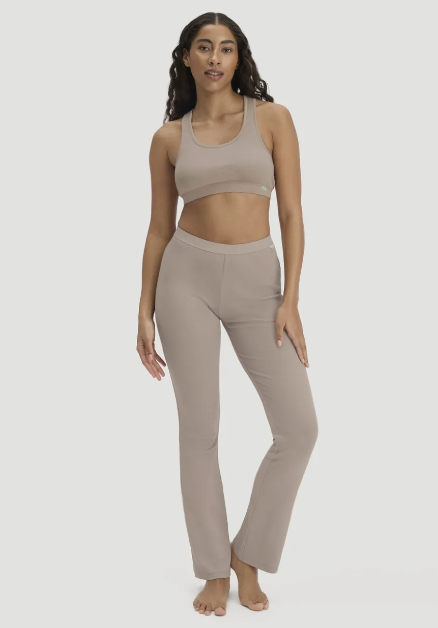 Leggings Flared SOFT RIB aus Bio-Baumwolle von hessnatur