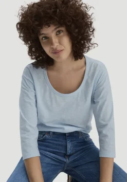 Light Slub Longsleeve Relaxed aus reiner Bio-Baumwolle von hessnatur