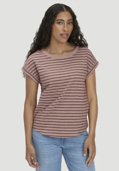Light Slub Streifen T-Shirt Relaxed aus reiner Bio-Baumwolle von hessnatur