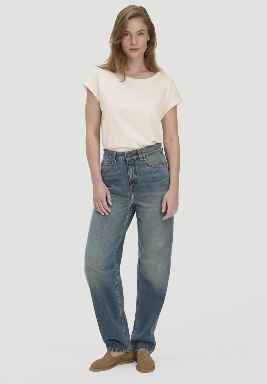 Light Slub T-Shirt Relaxed aus reiner Bio-Baumwolle von hessnatur