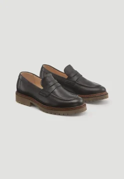 Loafer aus chromfrei gegerbtem Leder von hessnatur