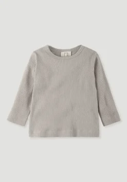 Longsleeve aus Bio-Baumwolle mit Bio-Merinowolle von hessnatur