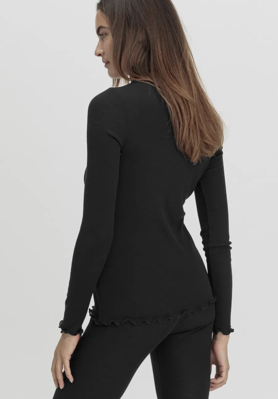 Longsleeve mit Rollkragen WARM TOUCH aus Bio-Merinowolle und TENCEL™ Lyocell von hessnatur