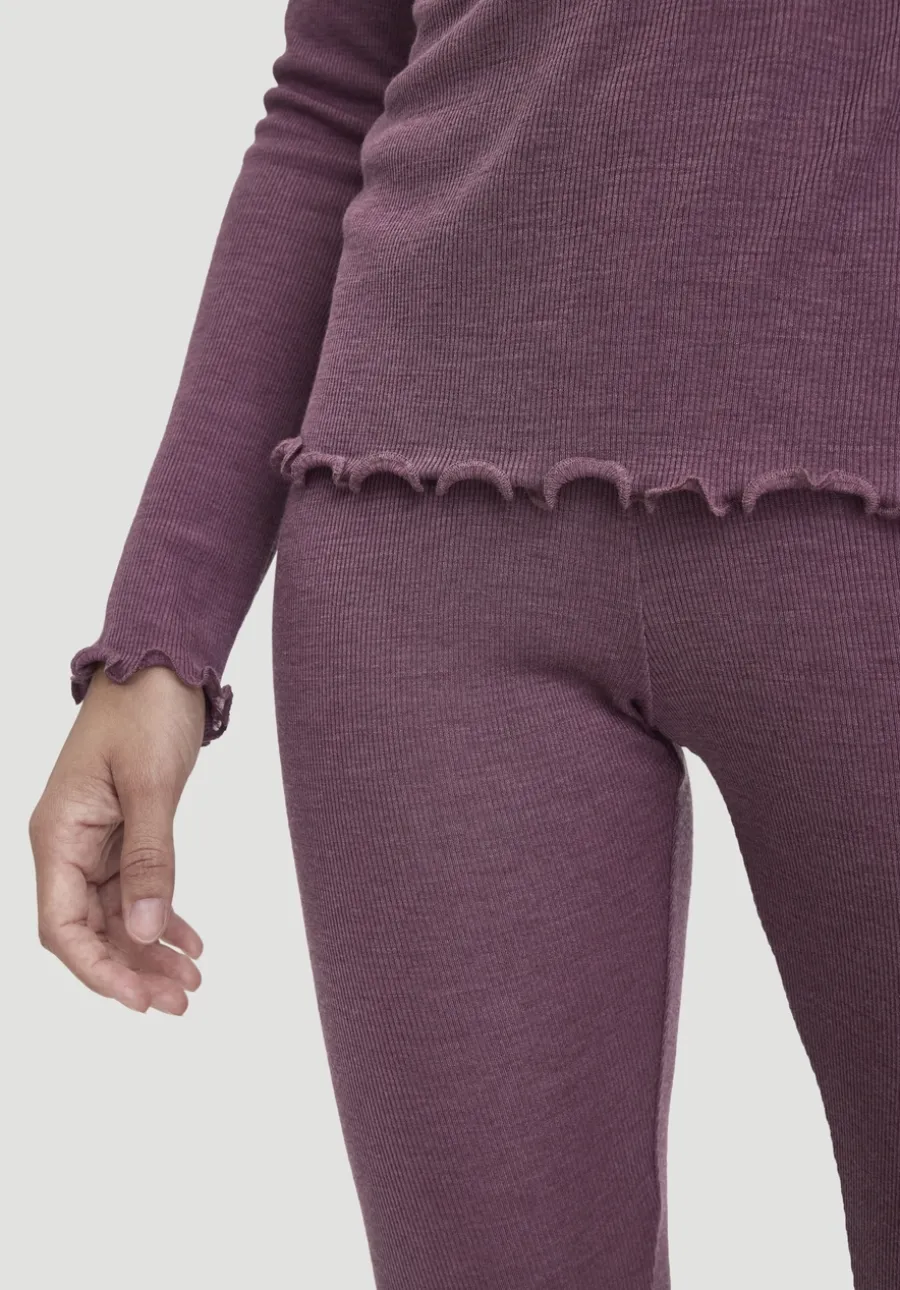 Longsleeve mit Rollkragen WARM TOUCH aus Bio-Merinowolle und TENCEL™ Lyocell von hessnatur