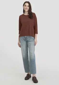 Longsleeve Oversize aus TENCEL™ Lyocell mit Bio-Baumwolle von hessnatur