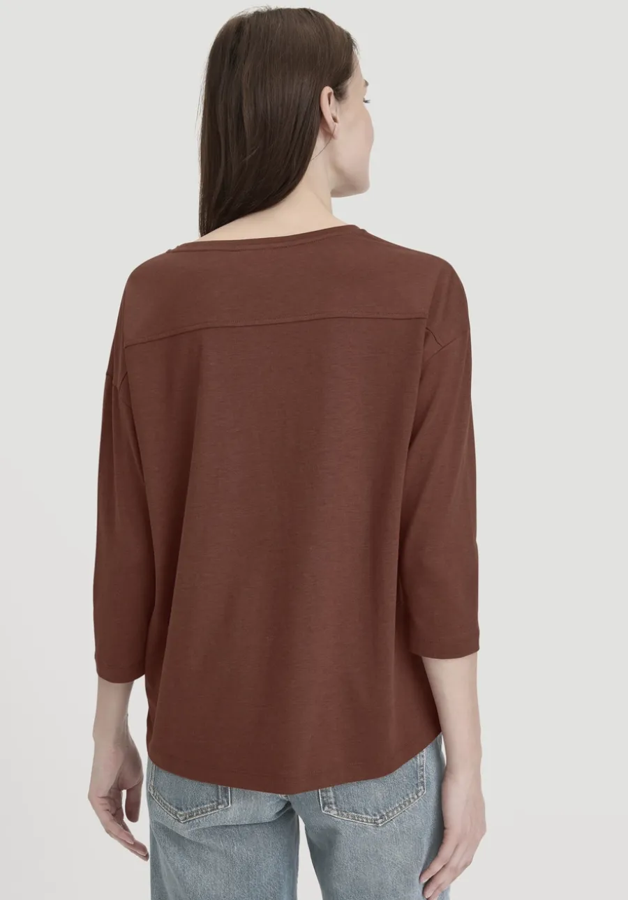 Longsleeve Oversize aus TENCEL™ Lyocell mit Bio-Baumwolle von hessnatur