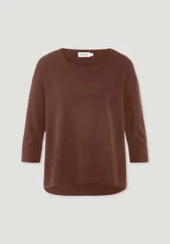 Longsleeve Oversize aus TENCEL™ Lyocell mit Bio-Baumwolle von hessnatur