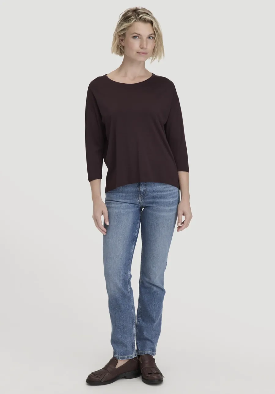 Longsleeve Oversize aus TENCEL™ Lyocell mit Bio-Baumwolle von hessnatur