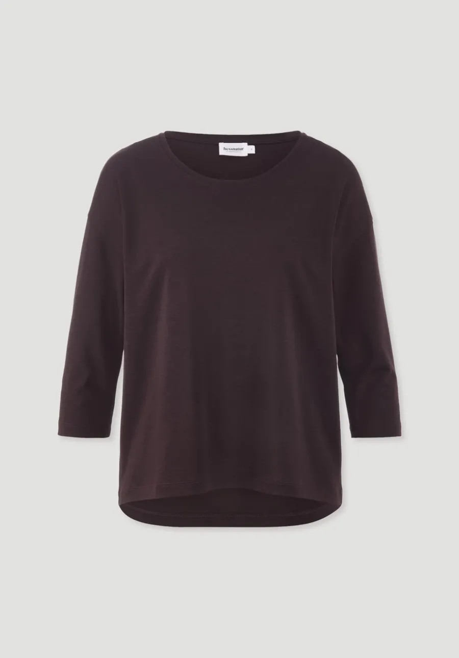 Longsleeve Oversize aus TENCEL™ Lyocell mit Bio-Baumwolle von hessnatur